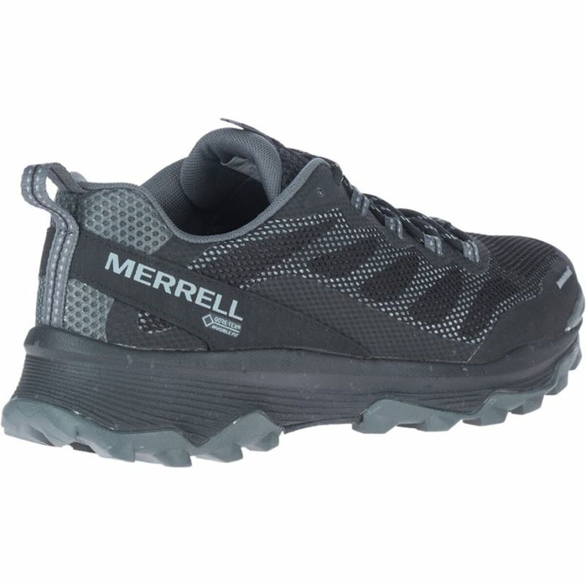 Top view of Merrell Speed Strike GORE-TEX black trainers