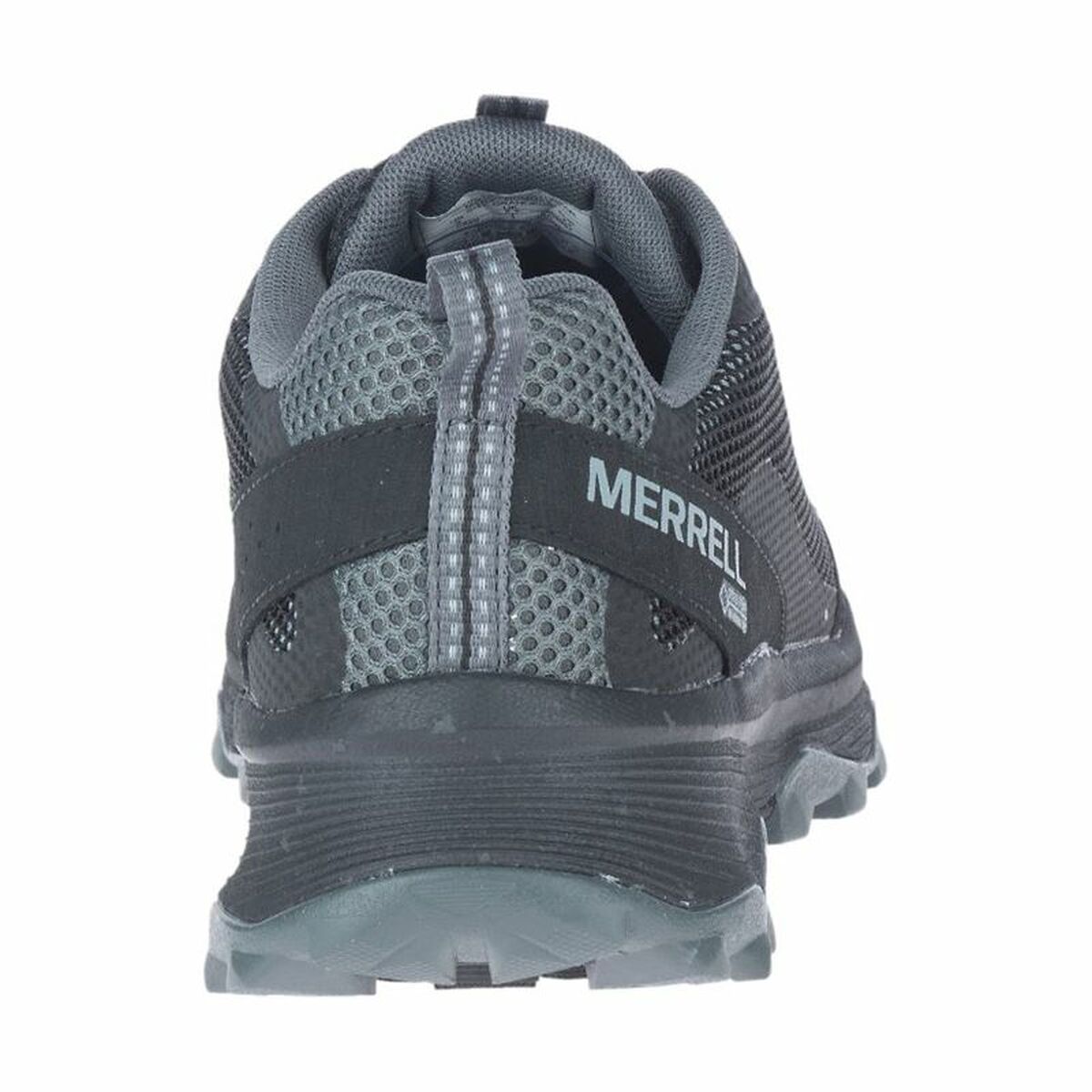 Top view of Merrell Speed Strike GORE-TEX black trainers